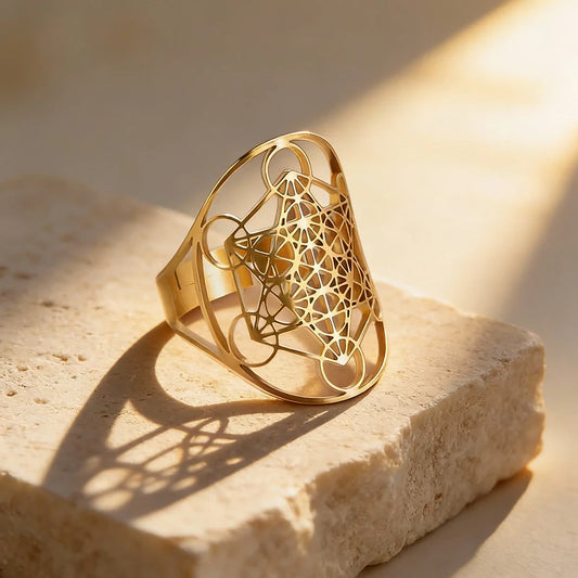 Divine Alignment Metatron Ring