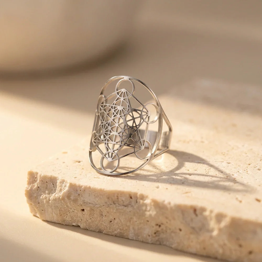 Divine Alignment Metatron Ring