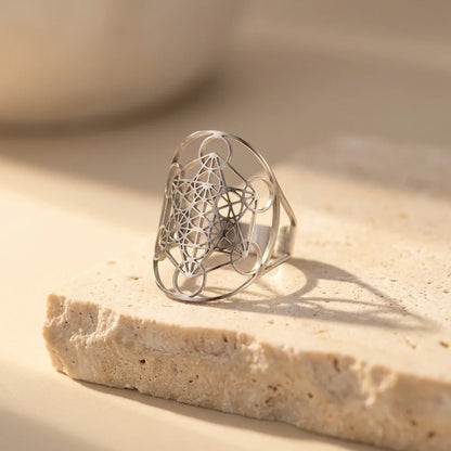 Divine Alignment Metatron Ring