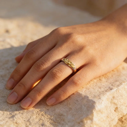 Lotus Crown Empowerment Ring