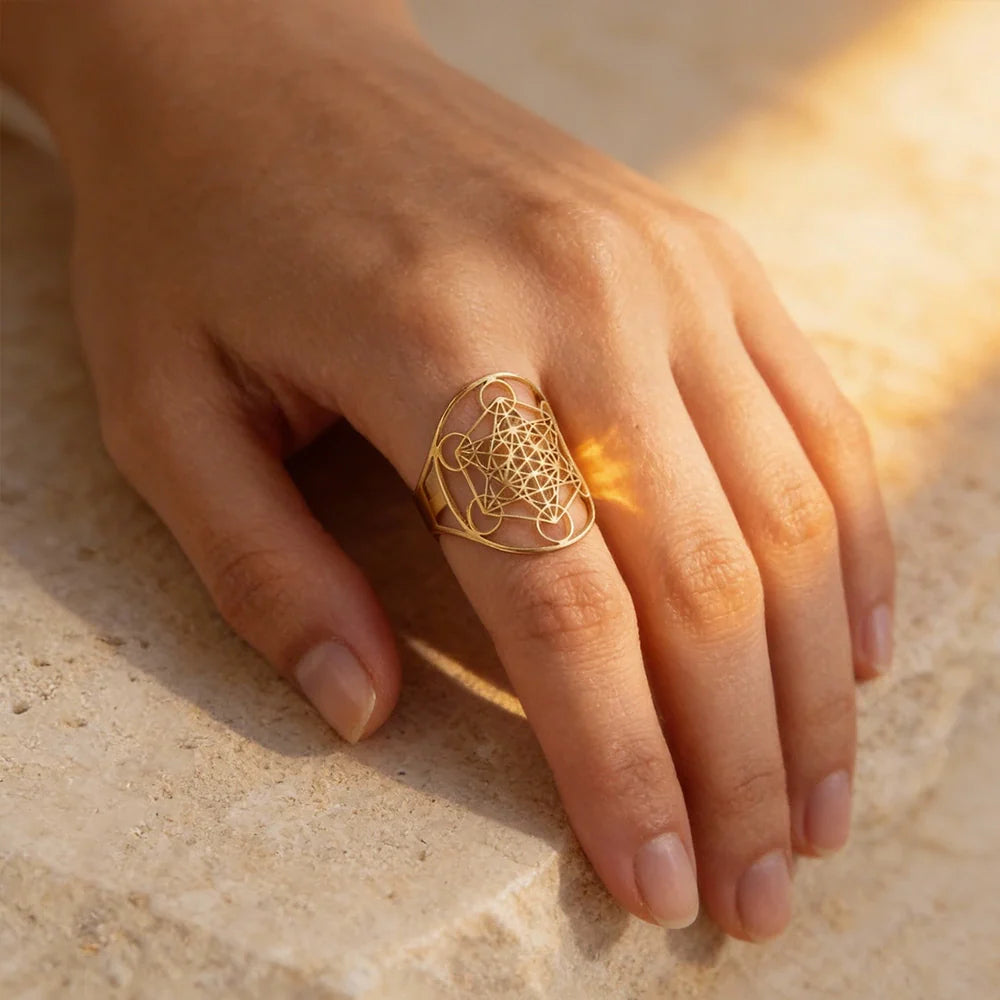Divine Alignment Metatron Ring