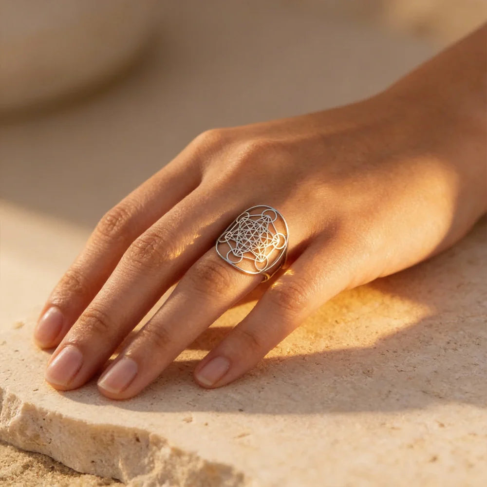 Divine Alignment Metatron Ring