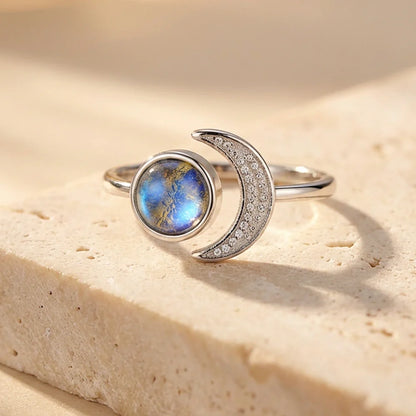 Celestial Glow Moon Ring