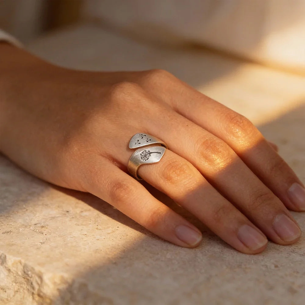 Make A Wish Dandelion Ring