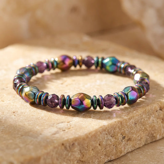 Prism Balance Magnetic Rainbow Bracelet