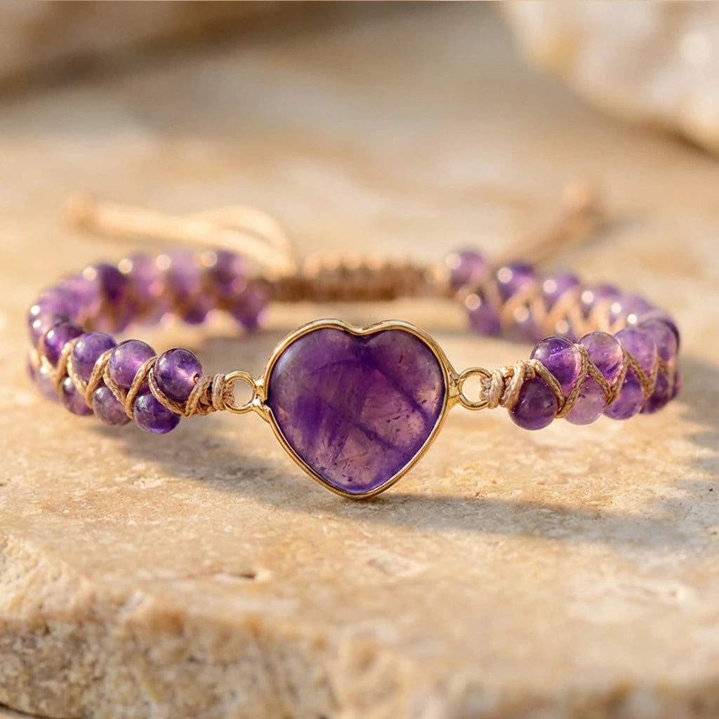 Calm Heart Amethyst Bracelet