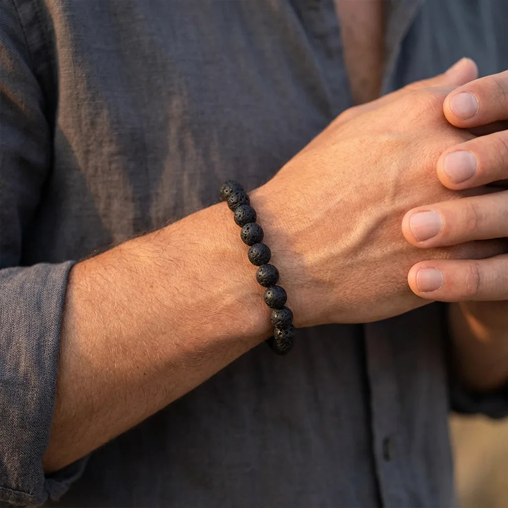 Volcanic Strength Lava Bracelet