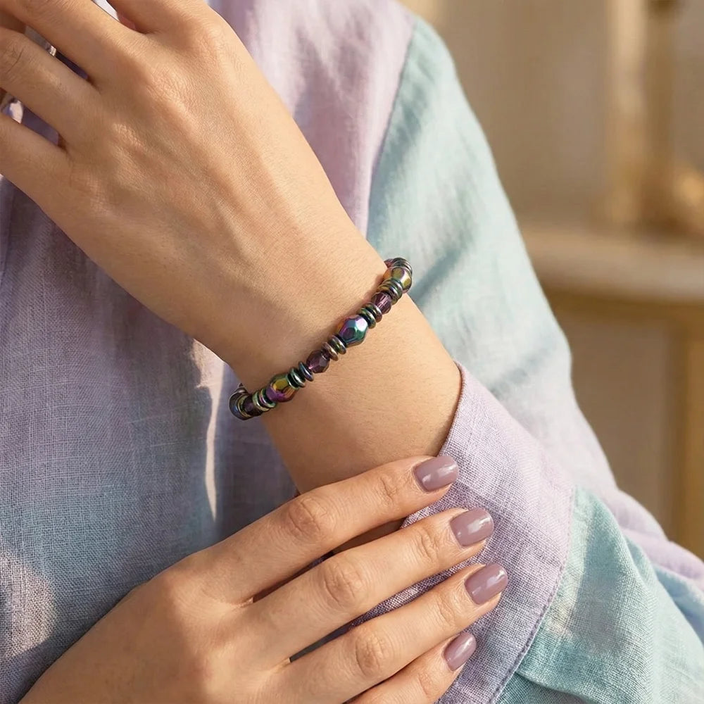 Prism Balance Magnetic Rainbow Bracelet
