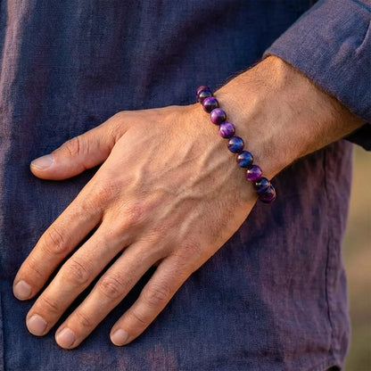 Cosmic Destiny Galactic Tiger's Eye Bracelet