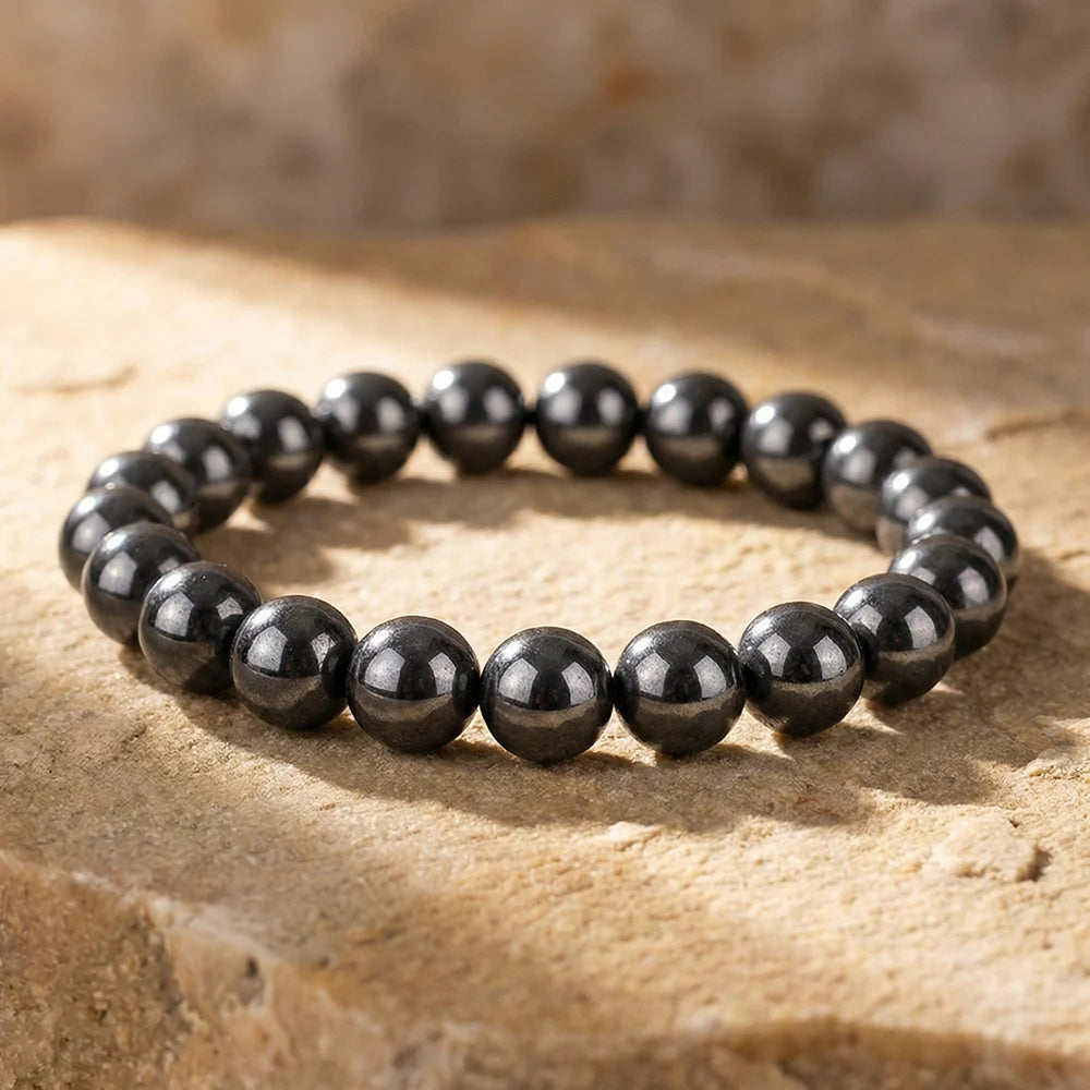 Grounded Strength Hematite Bracelet
