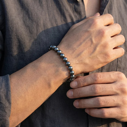 Grounded Strength Hematite Bracelet