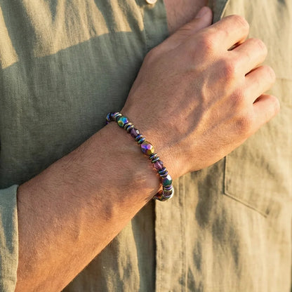 Prism Balance Magnetic Rainbow Bracelet