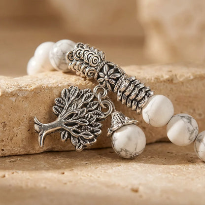 Stay the Course Howlite Bracelet