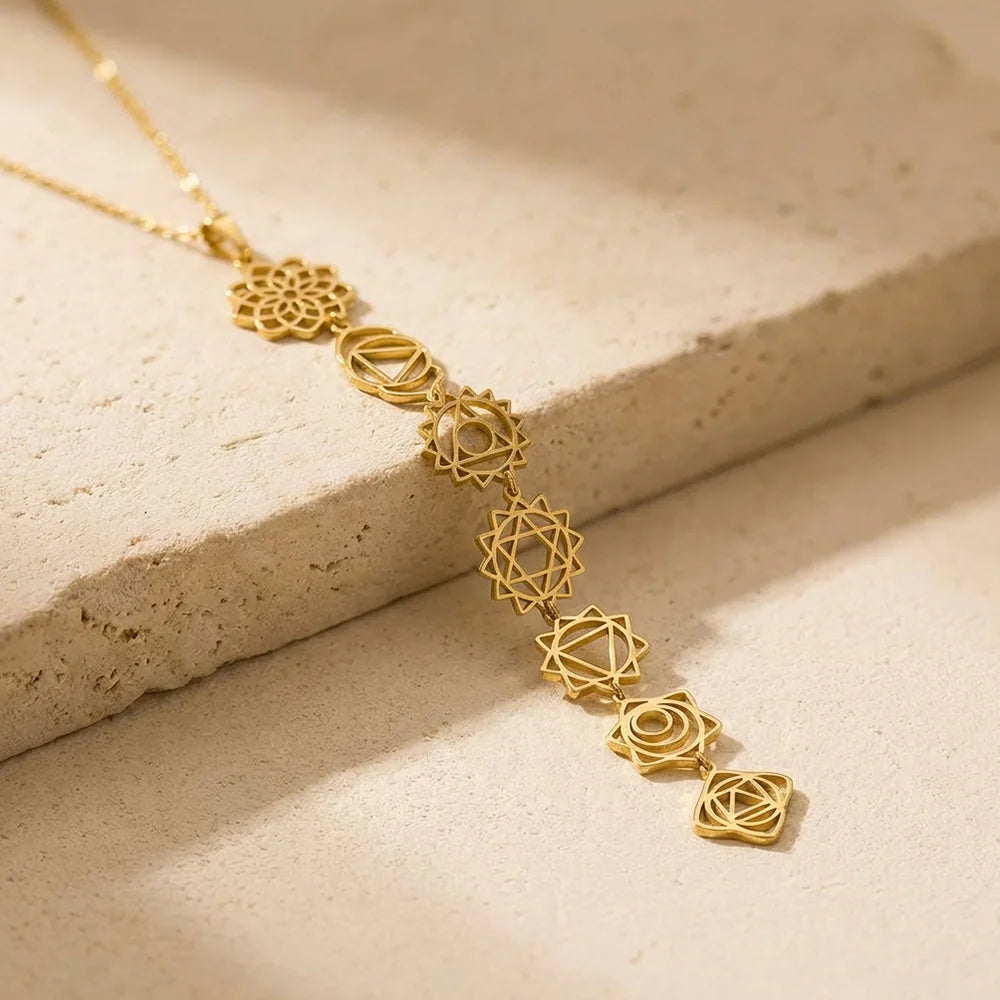Ascension Line – 7 Chakra Statement Necklace