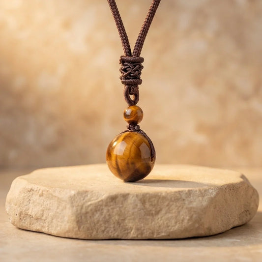 Tiger’s Eye Guardian Sphere Pendant