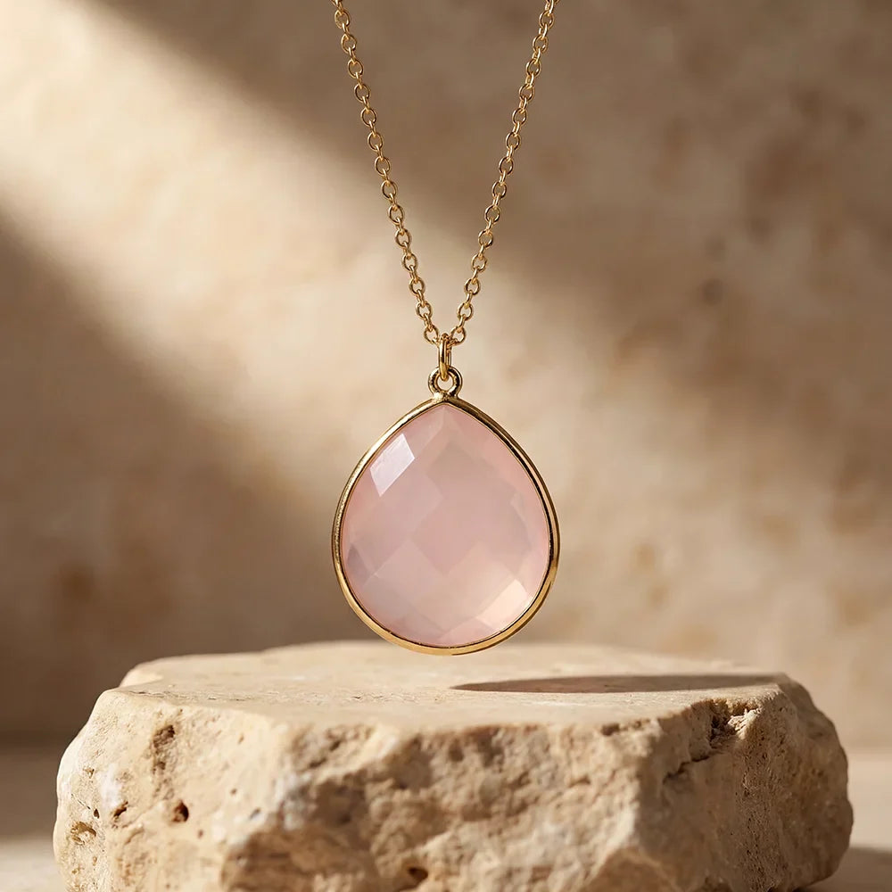 Heart of the Goddess – Rose Quartz Necklace