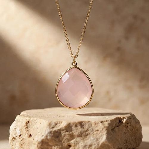 Heart of the Goddess – Rose Quartz Necklace