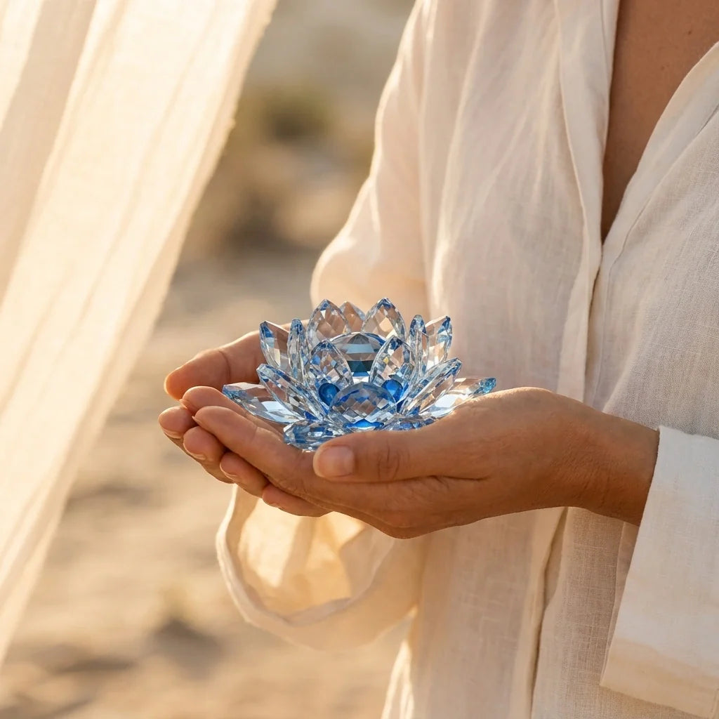 Radiant Lotus Energy Crystal