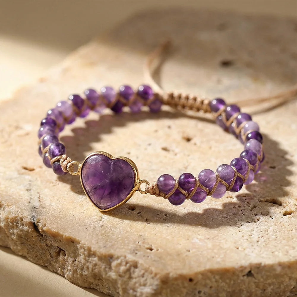 Calm Heart Amethyst Bracelet