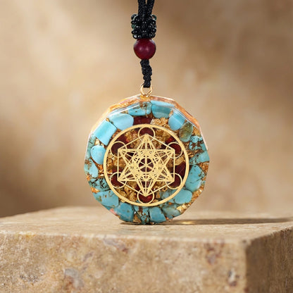 Metatron’s Cube Orgonite Pendant