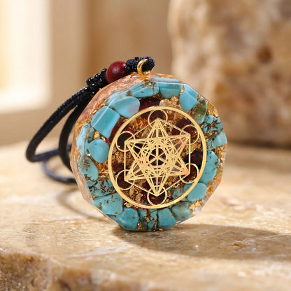 Metatron’s Cube Orgonite Pendant