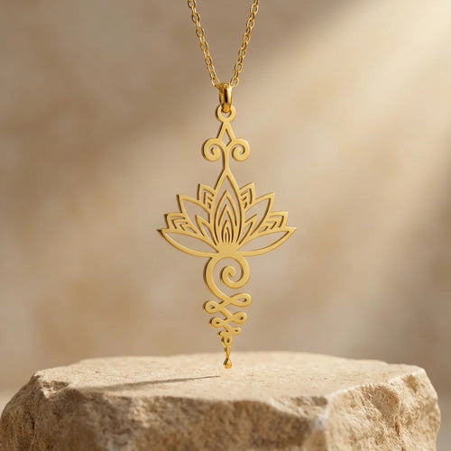 Rise & Align – Lotus Journey Necklace