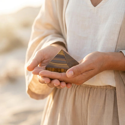 Tiger's Eye Protection Pyramid