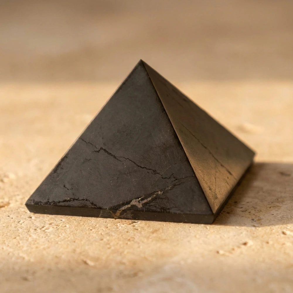 Shungite EMF Protection Pyramid