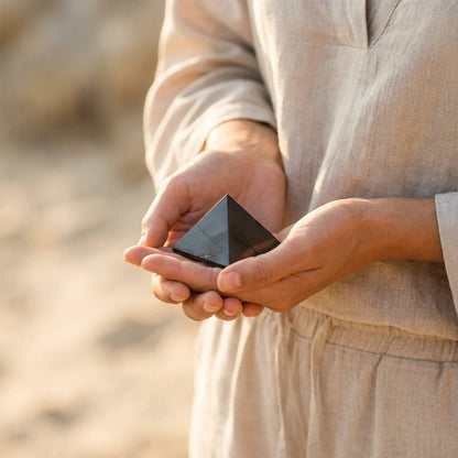 Shungite EMF Protection Pyramid